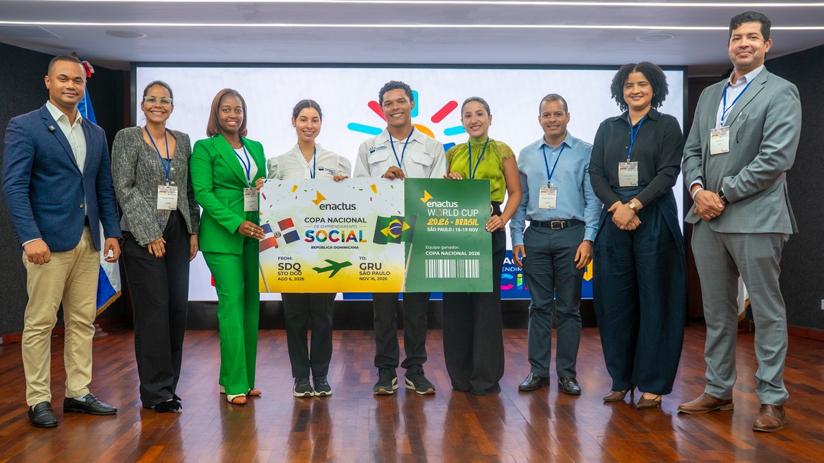 Cuadernos X Un Mañana, de INTEC, gana la primera Copa Nacional de Emprendimiento Social de Enactus y representará al país en Brasil